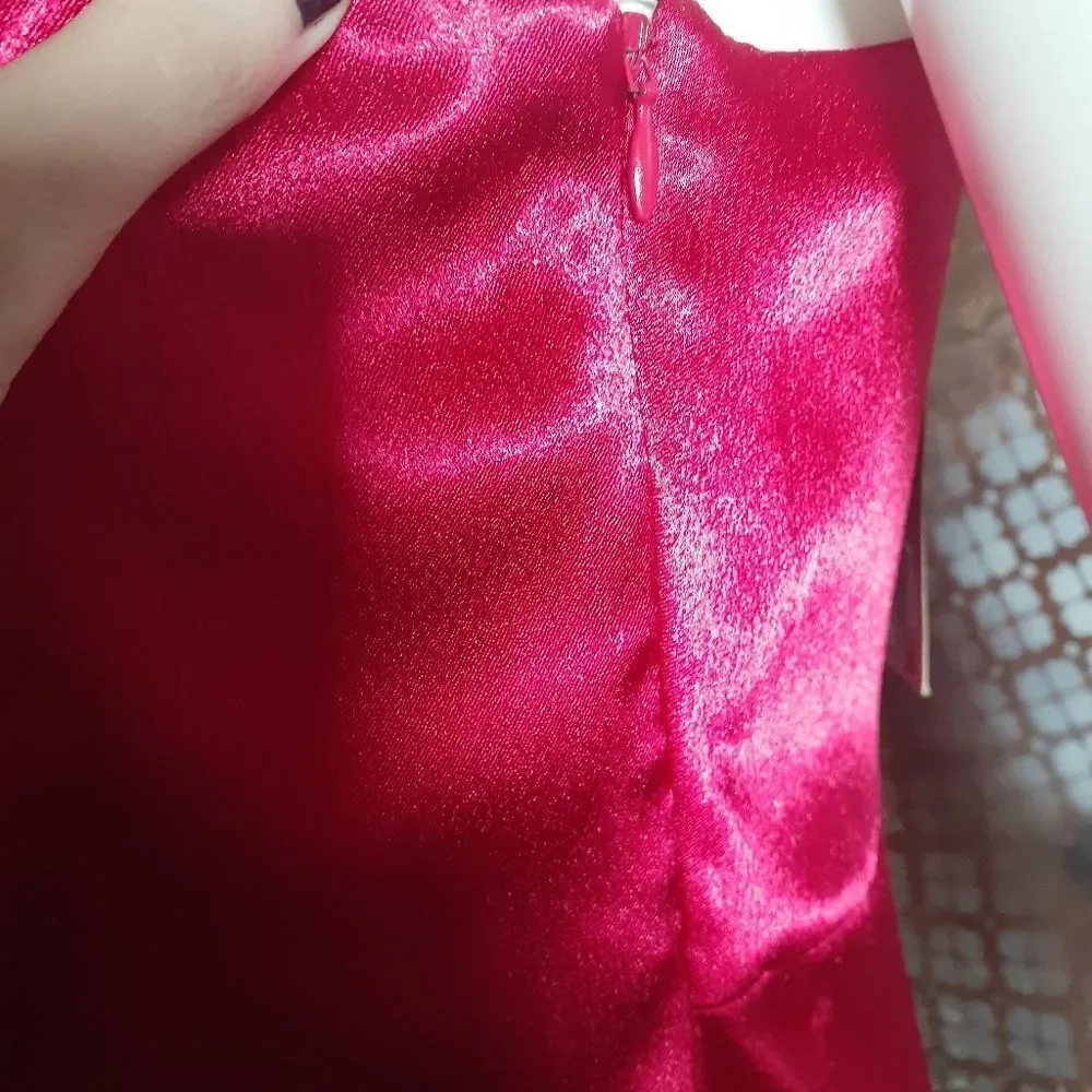 Zara Nwt Limited Edition Asymmetrical Satin Top - Picture 14 of 16
